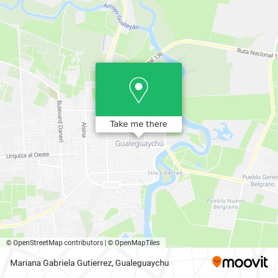 Mapa de Mariana Gabriela Gutierrez