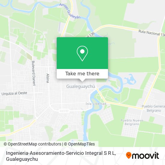 Ingenieria-Asesoramiento-Servicio Integral S R L map