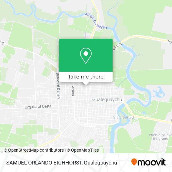 SAMUEL ORLANDO EICHHORST map