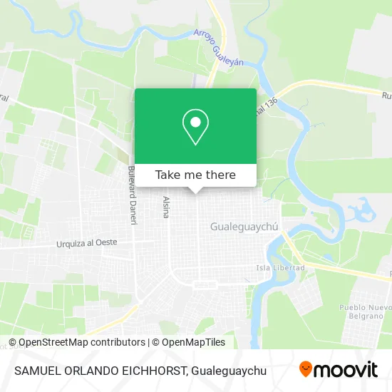 SAMUEL ORLANDO EICHHORST map