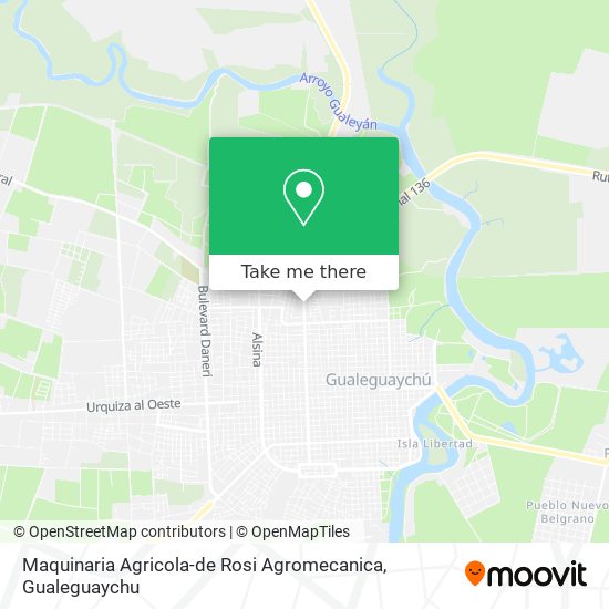 Mapa de Maquinaria Agricola-de Rosi Agromecanica