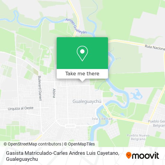 Gasista Matriculado-Carles Andres Luis Cayetano map