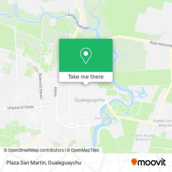 Plaza San Martin map