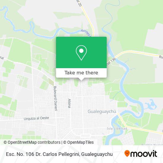Esc. No. 106 Dr. Carlos Pellegrini map