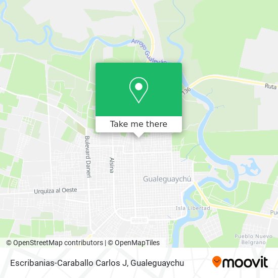 Escribanias-Caraballo Carlos J map