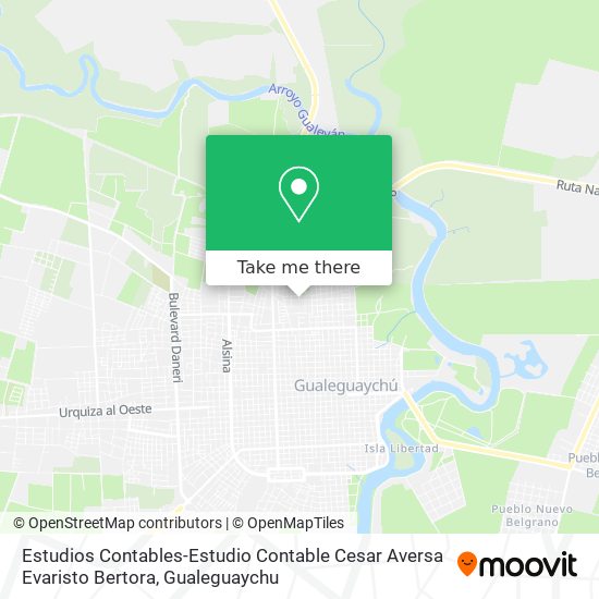 Estudios Contables-Estudio Contable Cesar Aversa Evaristo Bertora map
