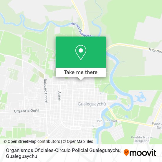 Mapa de Organismos Oficiales-Circulo Policial Gualeguaychu