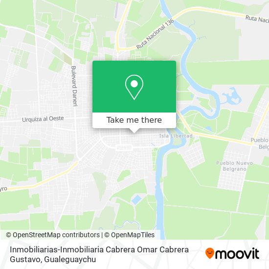 Inmobiliarias-Inmobiliaria Cabrera Omar Cabrera Gustavo map