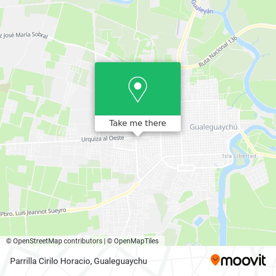 Parrilla Cirilo Horacio map