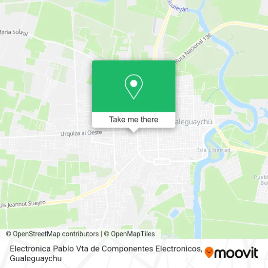 Electronica Pablo Vta de Componentes Electronicos map