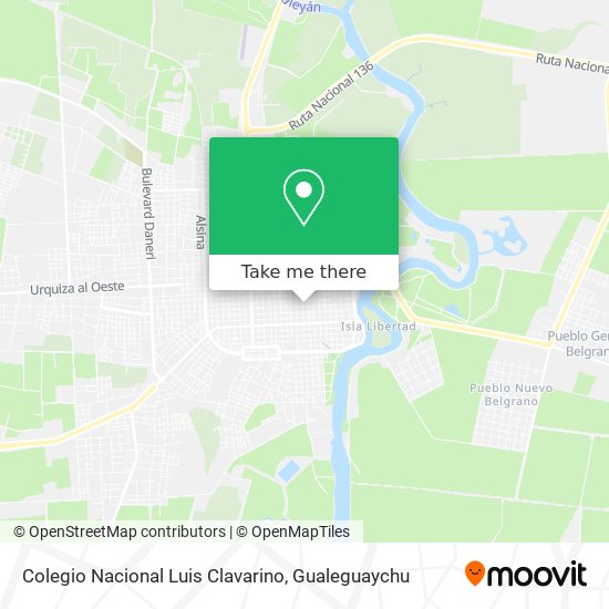Colegio Nacional Luis Clavarino map