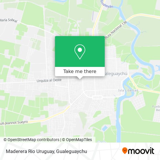 Maderera Rio Uruguay map