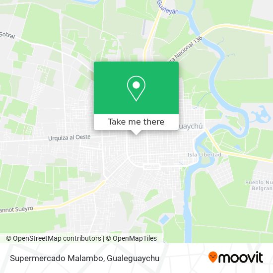 Mapa de Supermercado Malambo