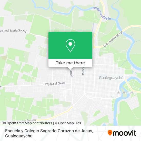 Escuela y Colegio Sagrado Corazon de Jesus map