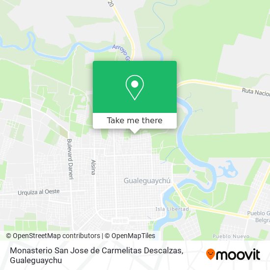 Monasterio San Jose de Carmelitas Descalzas map