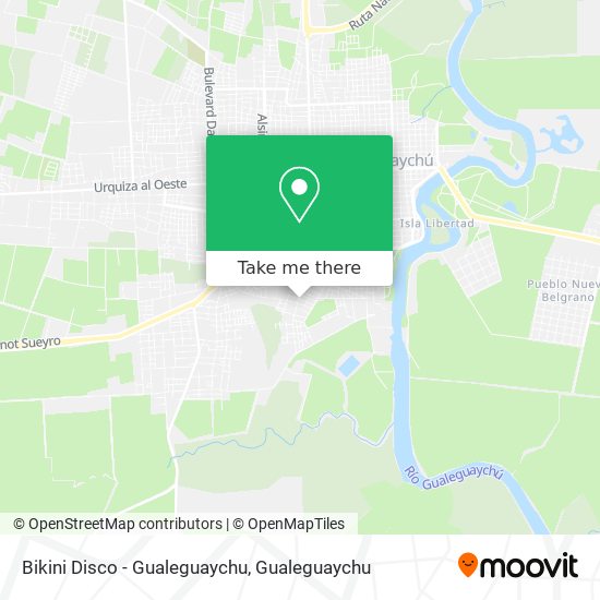 Bikini Disco - Gualeguaychu map