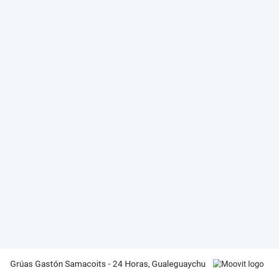 Grúas Gastón Samacoits - 24 Horas map