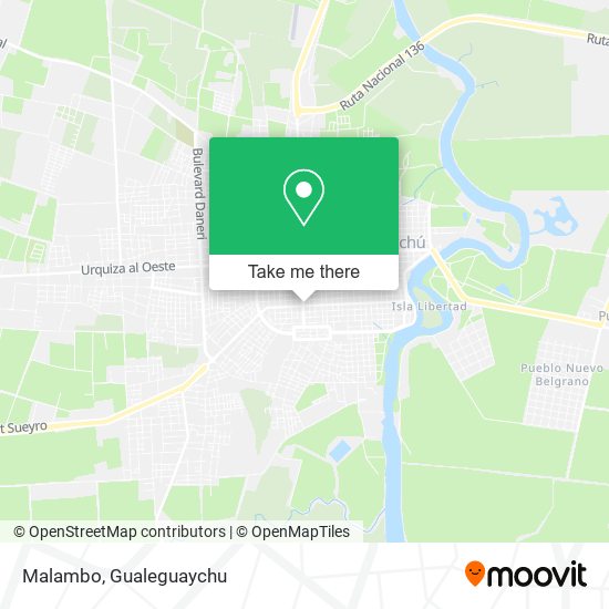 Mapa de Malambo