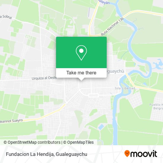 Fundacion La Hendija map
