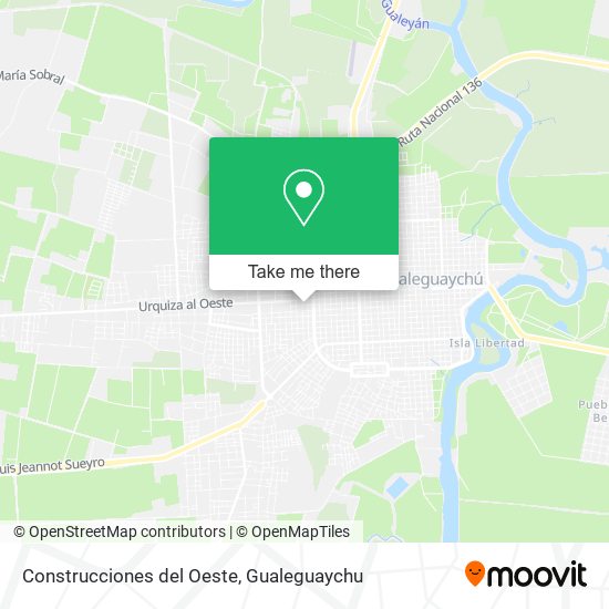 Mapa de Construcciones del Oeste