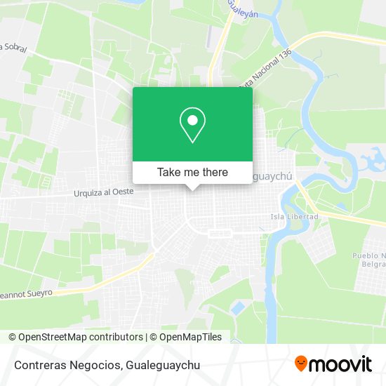 Mapa de Contreras Negocios