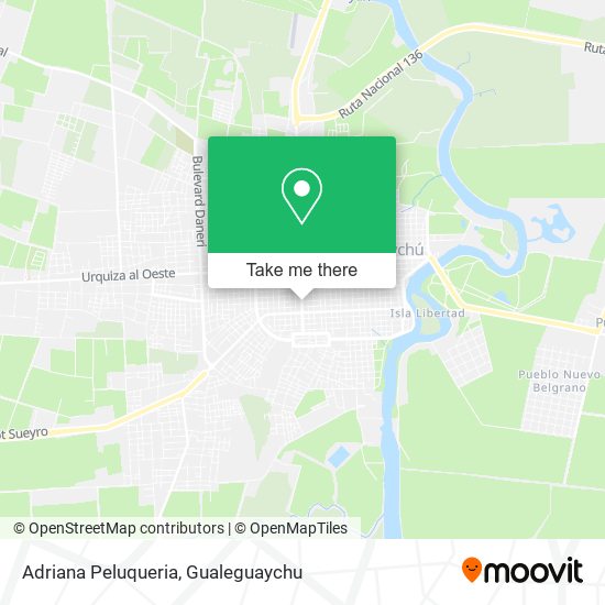 Adriana Peluqueria map