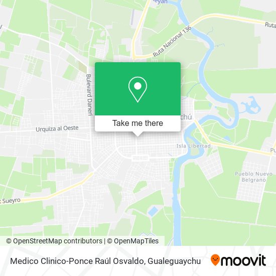 Mapa de Medico Clinico-Ponce Raúl Osvaldo