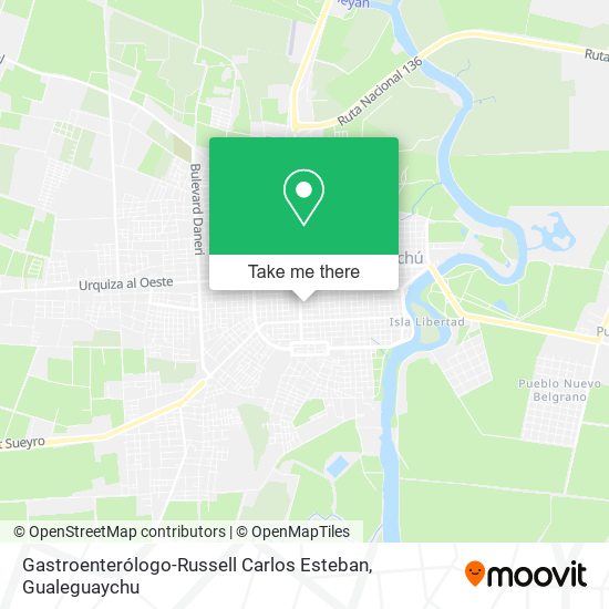 Mapa de Gastroenterólogo-Russell Carlos Esteban