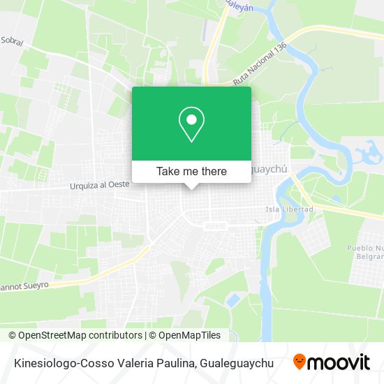 Kinesiologo-Cosso Valeria Paulina map