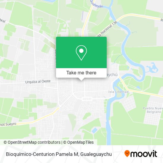 Mapa de Bioquímico-Centurion Pamela M