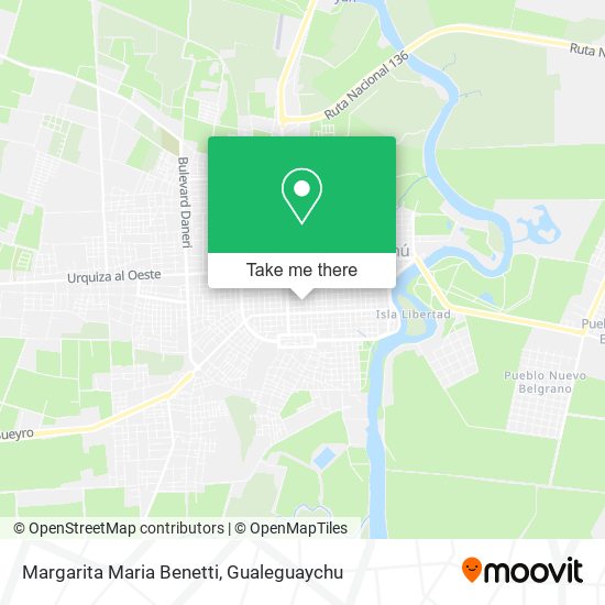 Margarita Maria Benetti map