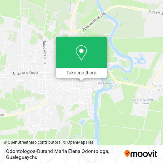 Mapa de Odontologos-Durand Maria Elena Odontologa