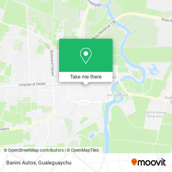 Banini Autos map