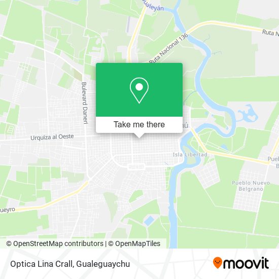 Optica Lina Crall map