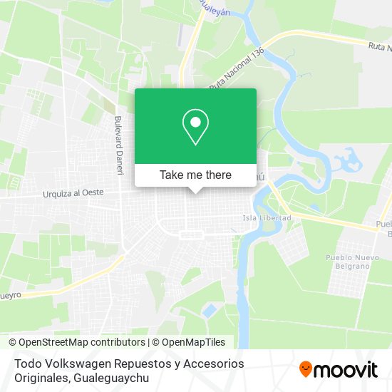 Mapa de Todo Volkswagen Repuestos y Accesorios Originales
