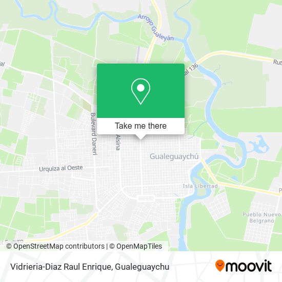 Mapa de Vidrieria-Diaz Raul Enrique