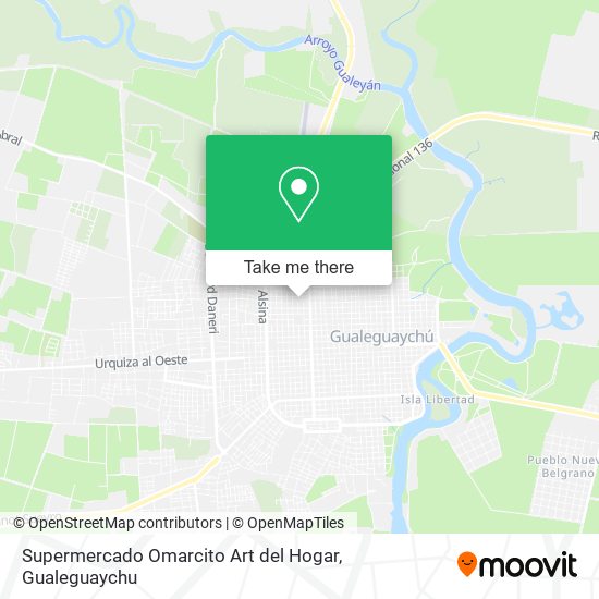 Supermercado Omarcito Art del Hogar map