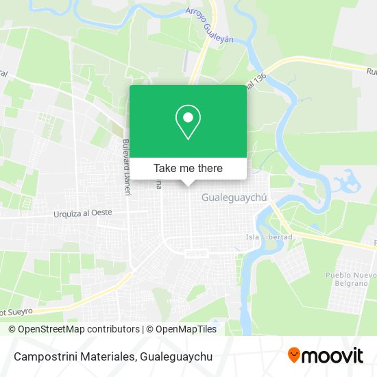 Campostrini Materiales map