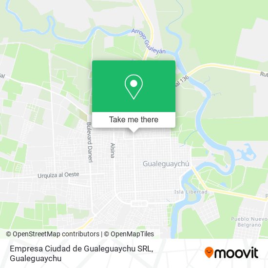 Mapa de Empresa Ciudad de Gualeguaychu SRL
