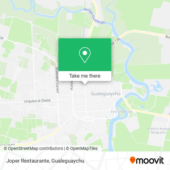 Joper Restaurante map