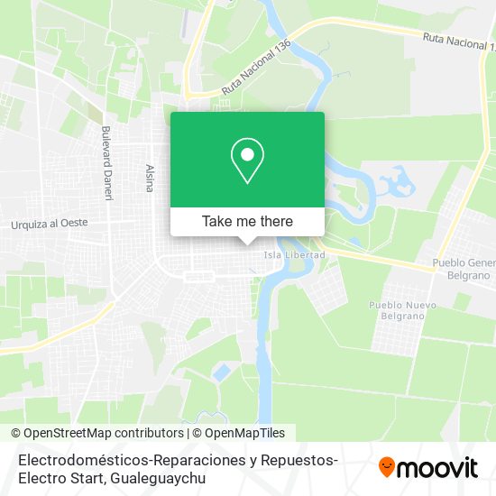 Electrodomésticos-Reparaciones y Repuestos-Electro Start map