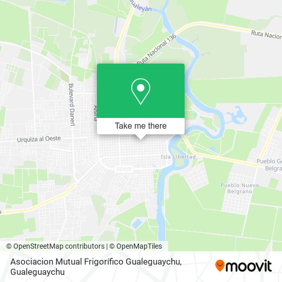 Asociacion Mutual Frigorífico Gualeguaychu map
