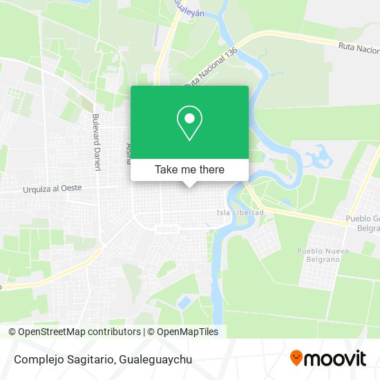 Mapa de Complejo Sagitario