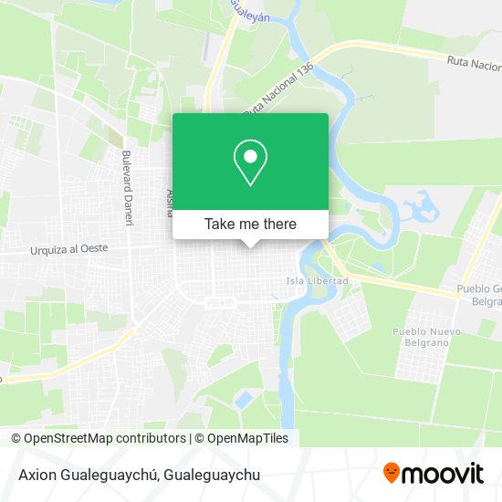Axion Gualeguaychú map