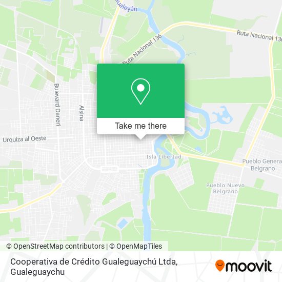 Cooperativa de Crédito Gualeguaychú Ltda map