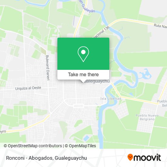 Mapa de Ronconi - Abogados