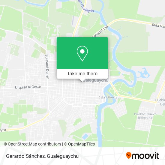Gerardo Sánchez map