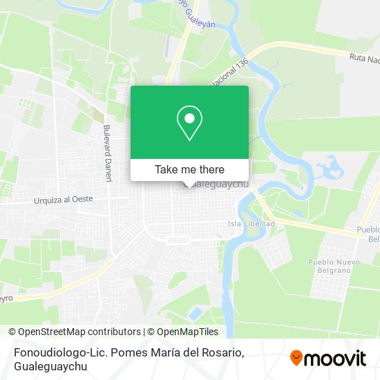 Fonoudiologo-Lic. Pomes María del Rosario map