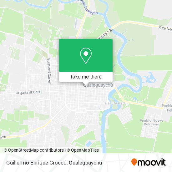 Guillermo Enrique Crocco map