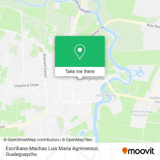 Escribano-Machao Luis Maria Agrimensor map